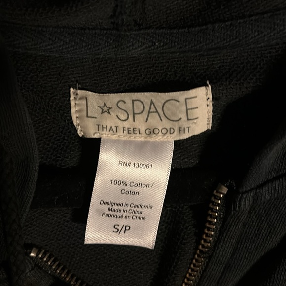 L*Space Stay Cool Romper in Washed Black size S - Picture 3 of 6